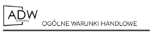 OGÓLNE WARUNKI HANDLOWE